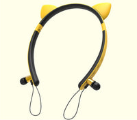 HKM-398675 Cat Ear Bluetooth Headset - Wireless Stereo with Call Function and Battery Display