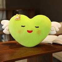 HKM-398739 Angel Wings Plush Cushion Toy - Love Design, Super Soft, 50cm Height, Multiple Colors for Ages 4-6