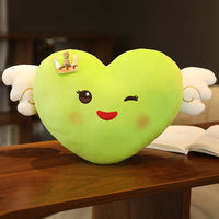 HKM-398739 Angel Wings Plush Cushion Toy - Love Design, Super Soft, 50cm Height, Multiple Colors for Ages 4-6