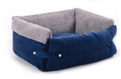 HKM-399123 Removable and Washable Pet Bed with Blanket - Soft, Comfortable, Thick and Warm Design