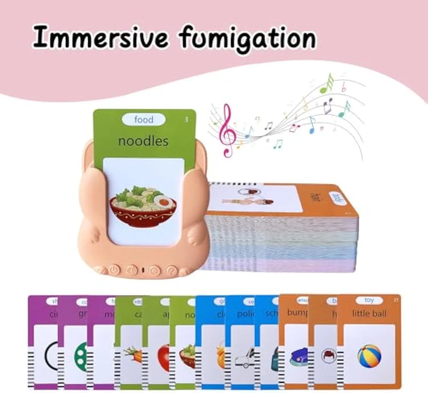 HKM-399443 Educational Talking Flash Cards for Kids - Interactive Learning Tool for Sight Words and Cognitive Development
