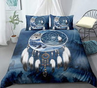 HKM-399571 Pure Cotton Four-Piece Printed Quilt Set in Multiple Sizes