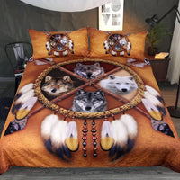 HKM-399571 Pure Cotton Four-Piece Printed Quilt Set in Multiple Sizes