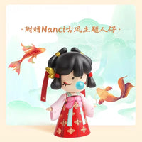 HKM-399571 Unisex Educational Chinese Style Building Block Set with 50 Model Pieces for Ages 2 and Up