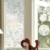 HKM-399699 Irregular Texture Electrostatic Window Wallpaper - 45cm x 100cm