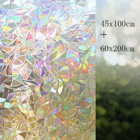 HKM-399699 Irregular Texture Electrostatic Window Wallpaper - 45cm x 100cm