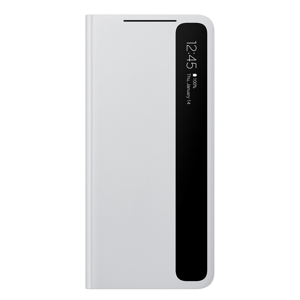 HKM-400019 Original Mirror Flip Cover with S Pen for Samsung S21 Ultra - Silicone Protective Case