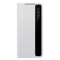 HKM-400019 Original Mirror Flip Cover with S Pen for Samsung S21 Ultra - Silicone Protective Case