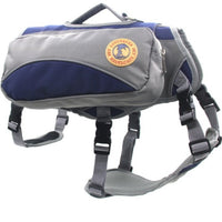 HKM-400275 Portable Nylon Pet Travel Bag with Detachable Chest and Back Support, Large Capacity, Available in Red and Blue