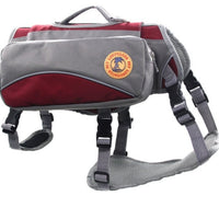 HKM-400275 Portable Nylon Pet Travel Bag with Detachable Chest and Back Support, Large Capacity, Available in Red and Blue