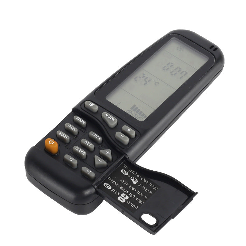 HKM-400275 Universal Air Conditioner Remote Control - Black, Battery Operated, Light Weight