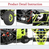 HKM-400339 1/12 Scale 4WD Remote Control Climbing Car for Indoor and Outdoor Use, Electric Drifting Toy for Ages 5 and Up