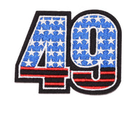 HKM-400595 Embroidered Fabric Flag Patch for Sewing on Apparel and Accessories