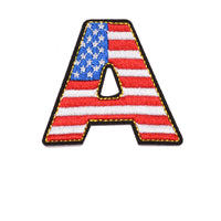 HKM-400595 Embroidered Fabric Flag Patch for Sewing on Apparel and Accessories