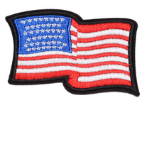 HKM-400595 Embroidered Fabric Flag Patch for Sewing on Apparel and Accessories