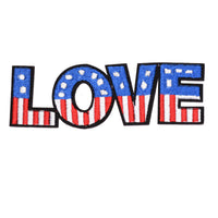 HKM-400595 Embroidered Fabric Flag Patch for Sewing on Apparel and Accessories