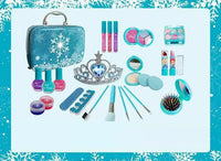 HKM-400595 Kids Pretend Play Makeup Kit with Mirror Bags for Ages 2-7 – Non-Toxic Plastic Toys