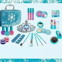 HKM-400595 Kids Pretend Play Makeup Kit with Mirror Bags for Ages 2-7 – Non-Toxic Plastic Toys
