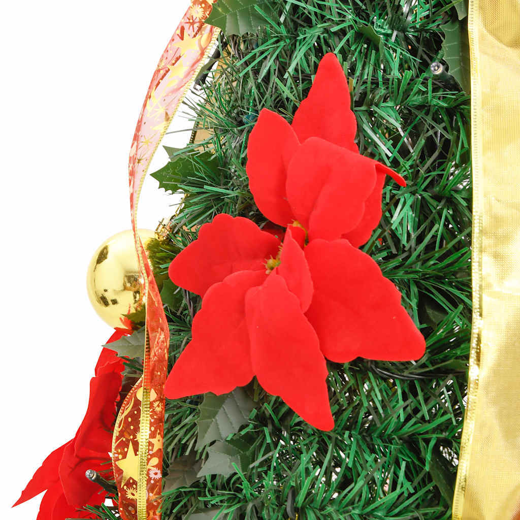 HKM-400723 Lifelike 120 cm Pop-Up Artificial Christmas Tree with 50 Warm White LEDs