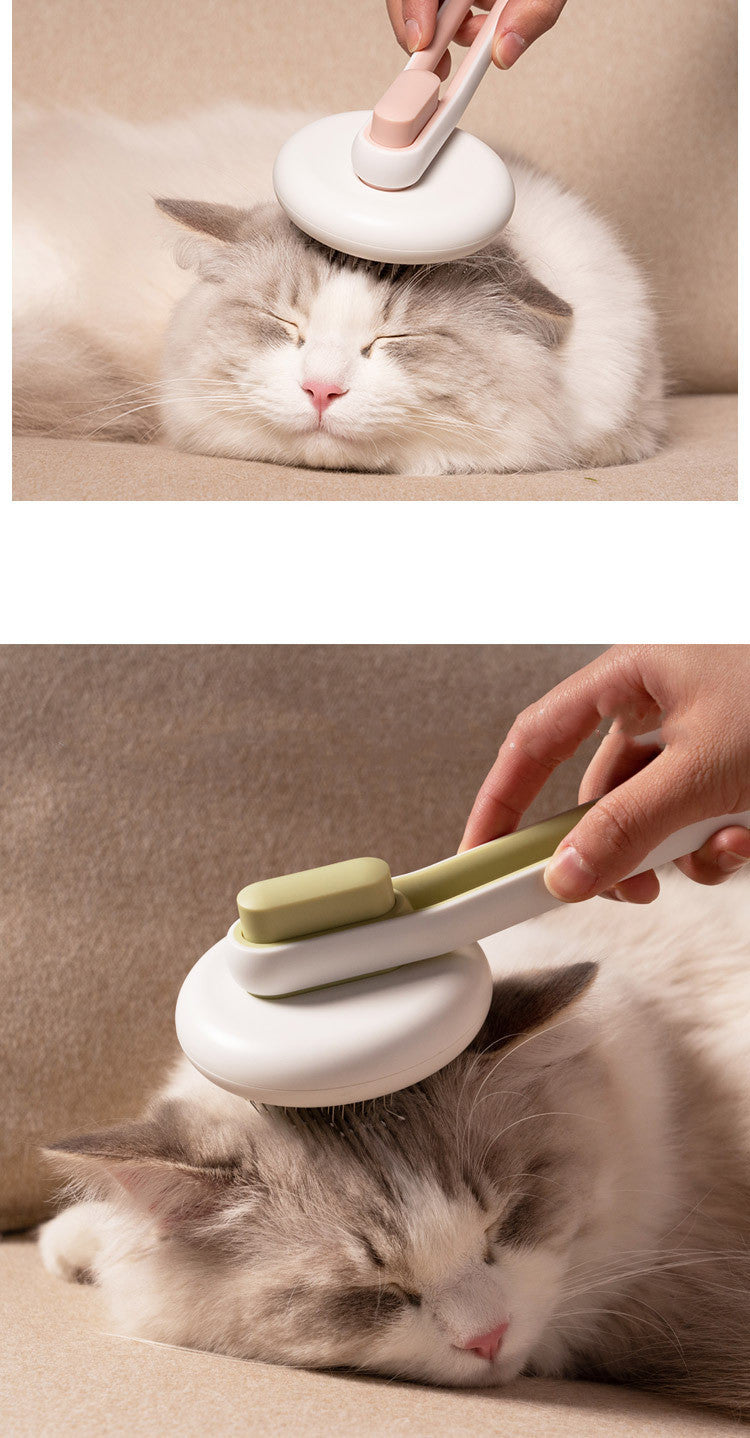 HKM-400851 Pet Hollow Hair-Melting Comb for Cats and Dogs – Available in Pink, Blue, and Fruit Green