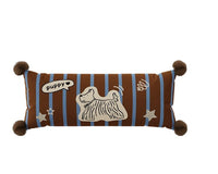 HKM-400915 Cartoon Animal Pattern Pillow - Blue, Brown, White - Available in Multiple Sizes