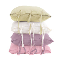 HKM-400979 Solid Color Linen Pillowcase - 48x74cm for Single Pillow