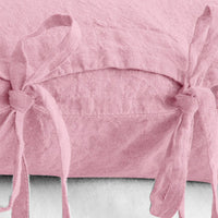 HKM-400979 Solid Color Linen Pillowcase - 48x74cm for Single Pillow