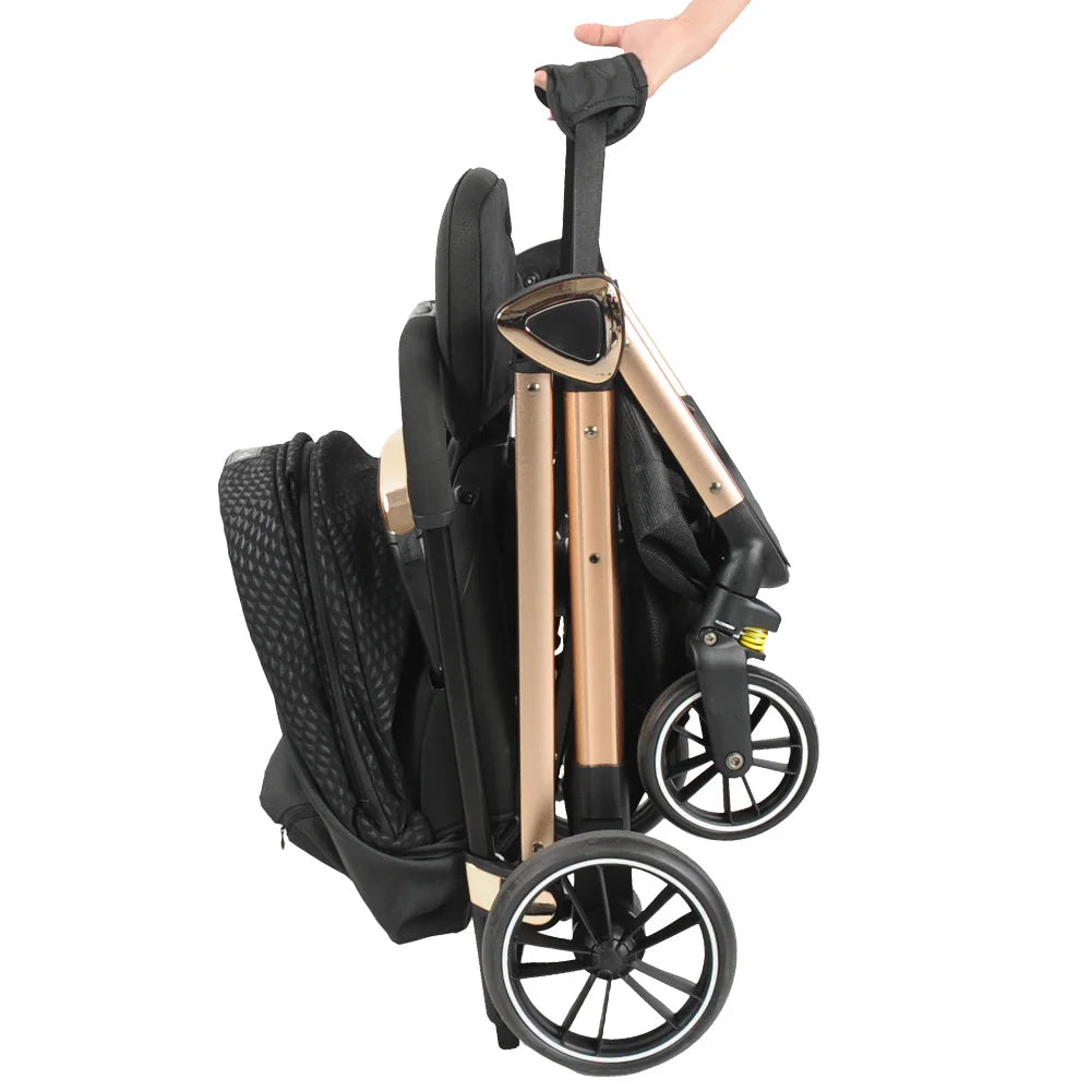 KTX-401107 Aluminium Frame 360 Degree Foldable Baby Stroller Carriage Pushchair Buggy