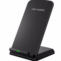HKM-401107 Three-Coil Wireless Charging Transmitter with Collapsible Bracket for QI-Compatible Mobile Phones