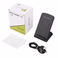HKM-401107 Three-Coil Wireless Charging Transmitter with Collapsible Bracket for QI-Compatible Mobile Phones