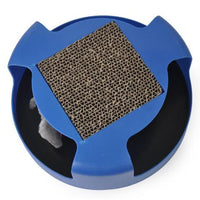HKM-401363 Interactive Cat Toy with Scratchpad and 360-Degree Rotation