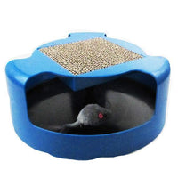 HKM-401363 Interactive Cat Toy with Scratchpad and 360-Degree Rotation