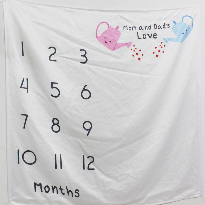 HKM-401491 Newborn Baby Photo Background Cloth - 100x100cm Polyester-Cotton, Thick Texture for Stunning Shots