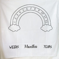 HKM-401491 Newborn Baby Photo Background Cloth - 100x100cm Polyester-Cotton, Thick Texture for Stunning Shots