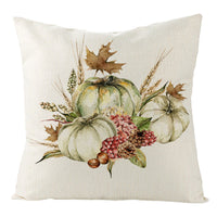 HKM-401875 Cartoon Letter Print Christmas Pillow Cover, 45x45cm, Soft PP Cotton Cushion for Sofas and Office