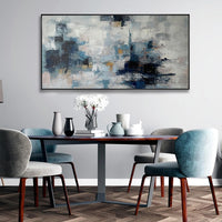 HKM-402003 Handmade Abstract Oil Painting on Canvas for Modern Home Décor