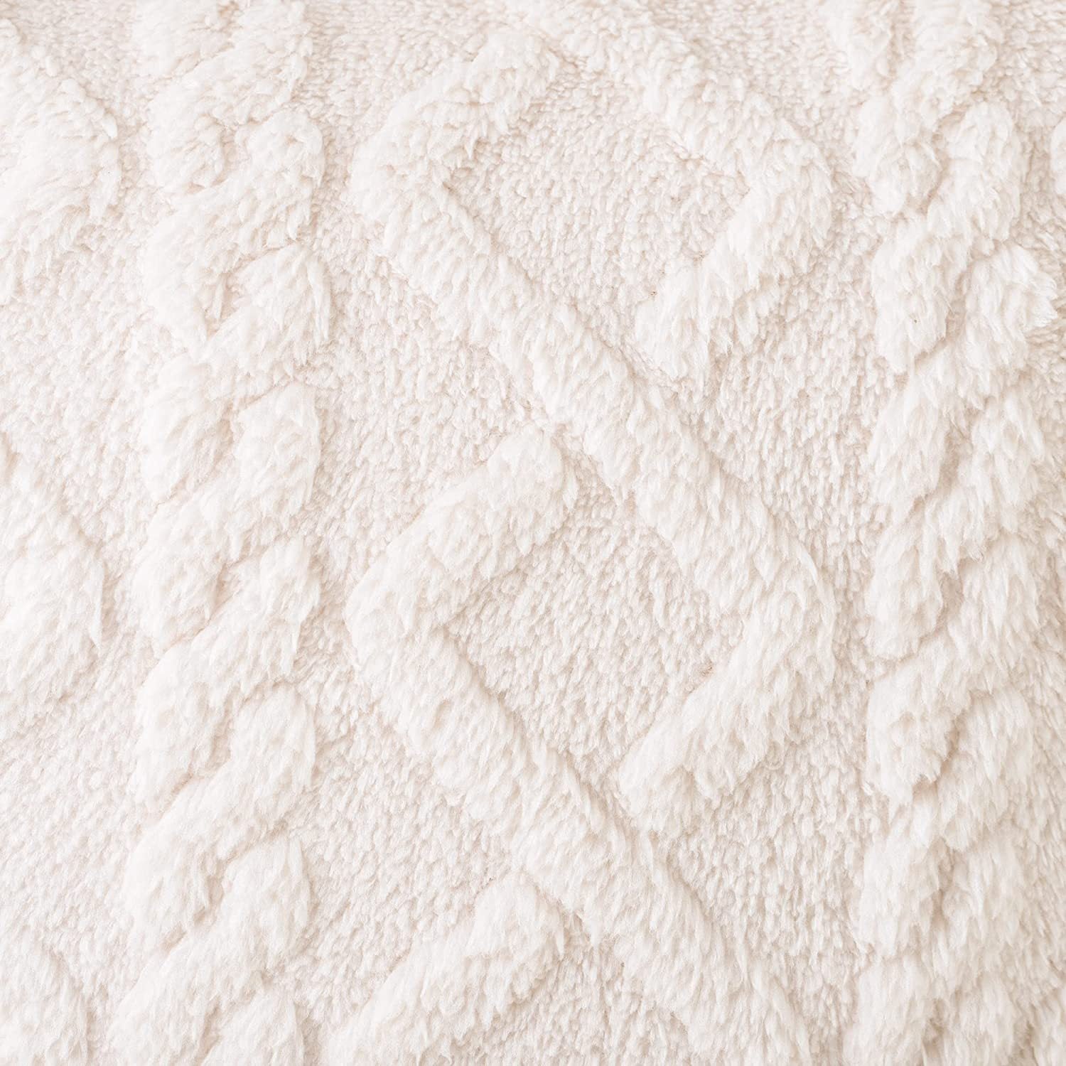 HKM-402067 Retro Plush Soft Fluffy Pillow Cushion for Living Room - Available in Multiple Colors