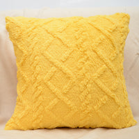 HKM-402067 Retro Plush Soft Fluffy Pillow Cushion for Living Room - Available in Multiple Colors
