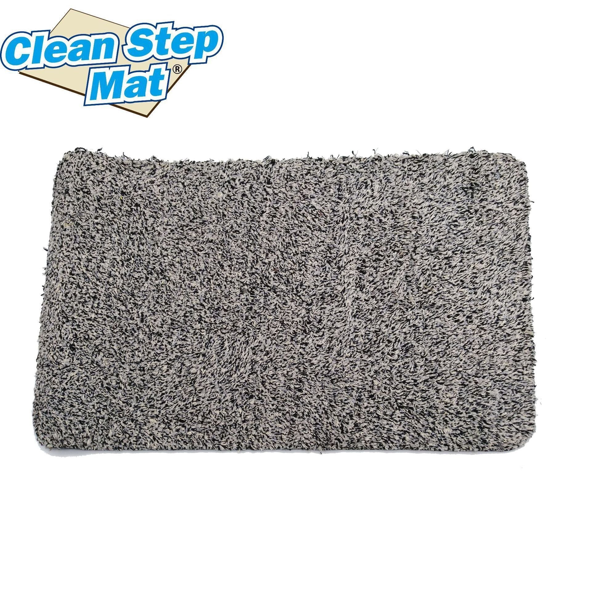 HKM-402131 Super Absorbent Cotton Door Mat with PVC Bottom - Grey or Apricot, 40x60cm