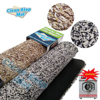 HKM-402131 Super Absorbent Cotton Door Mat with PVC Bottom - Grey or Apricot, 40x60cm