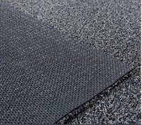 HKM-402131 Super Absorbent Cotton Door Mat with PVC Bottom - Grey or Apricot, 40x60cm