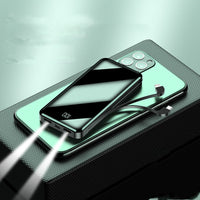 HKM-402451 20,000mAh Type-C Multi-Function Portable Power Bank with Integrated Cable
