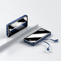 HKM-402451 20,000mAh Type-C Multi-Function Portable Power Bank with Integrated Cable