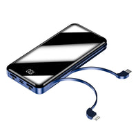 HKM-402451 20,000mAh Type-C Multi-Function Portable Power Bank with Integrated Cable
