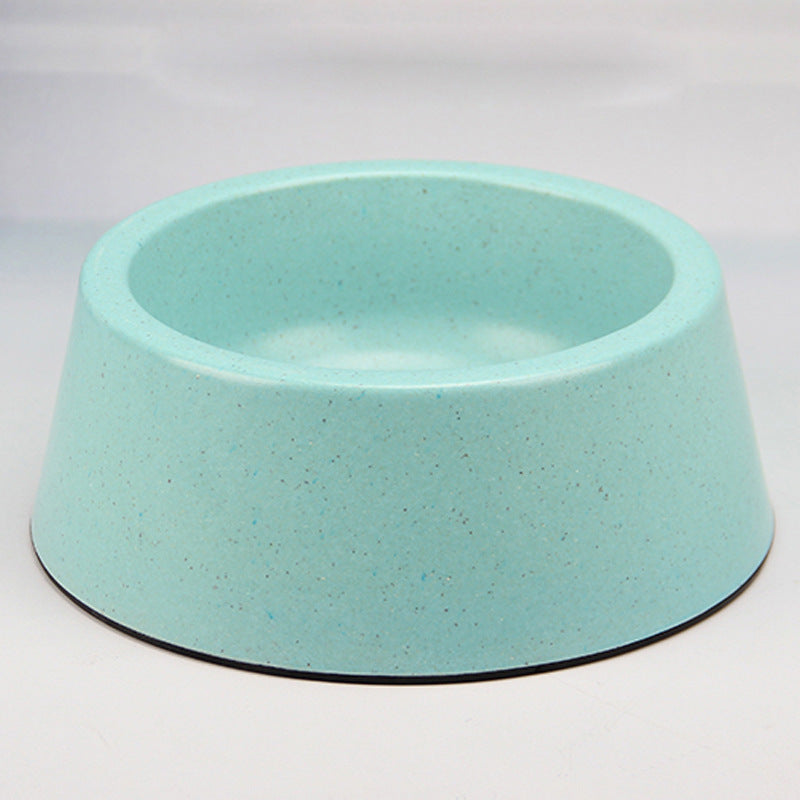 HKM-402579 Eco-Friendly Bamboo Fiber Dog Bowl for Sustainable Pet Feeding