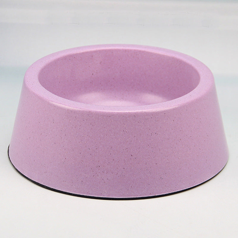 HKM-402579 Eco-Friendly Bamboo Fiber Dog Bowl for Sustainable Pet Feeding