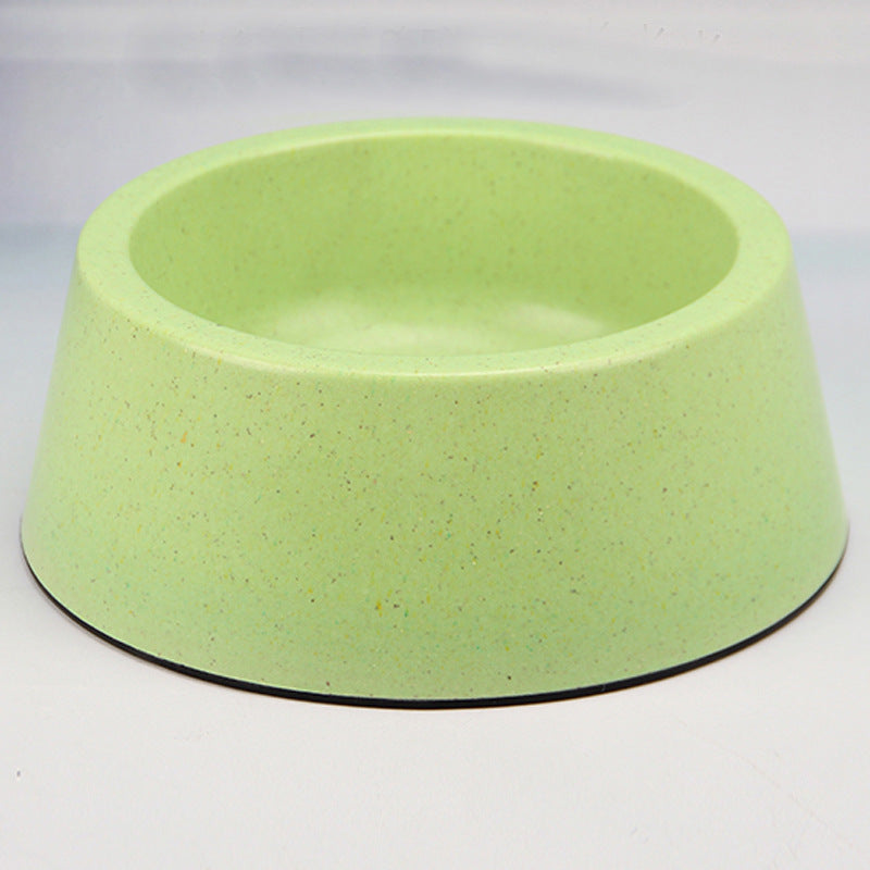 HKM-402579 Eco-Friendly Bamboo Fiber Dog Bowl for Sustainable Pet Feeding