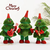 HKM-402643 Singing and Dancing Christmas Plush Toy for Kids - 42cm Soft Plush Doll