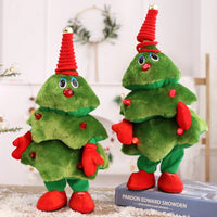 HKM-402643 Singing and Dancing Christmas Plush Toy for Kids - 42cm Soft Plush Doll