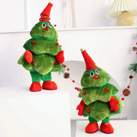 HKM-402643 Singing and Dancing Christmas Plush Toy for Kids - 42cm Soft Plush Doll